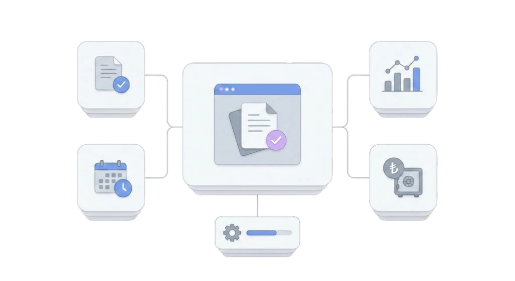 Cari Plus fatura ve belge yönetimi paneli