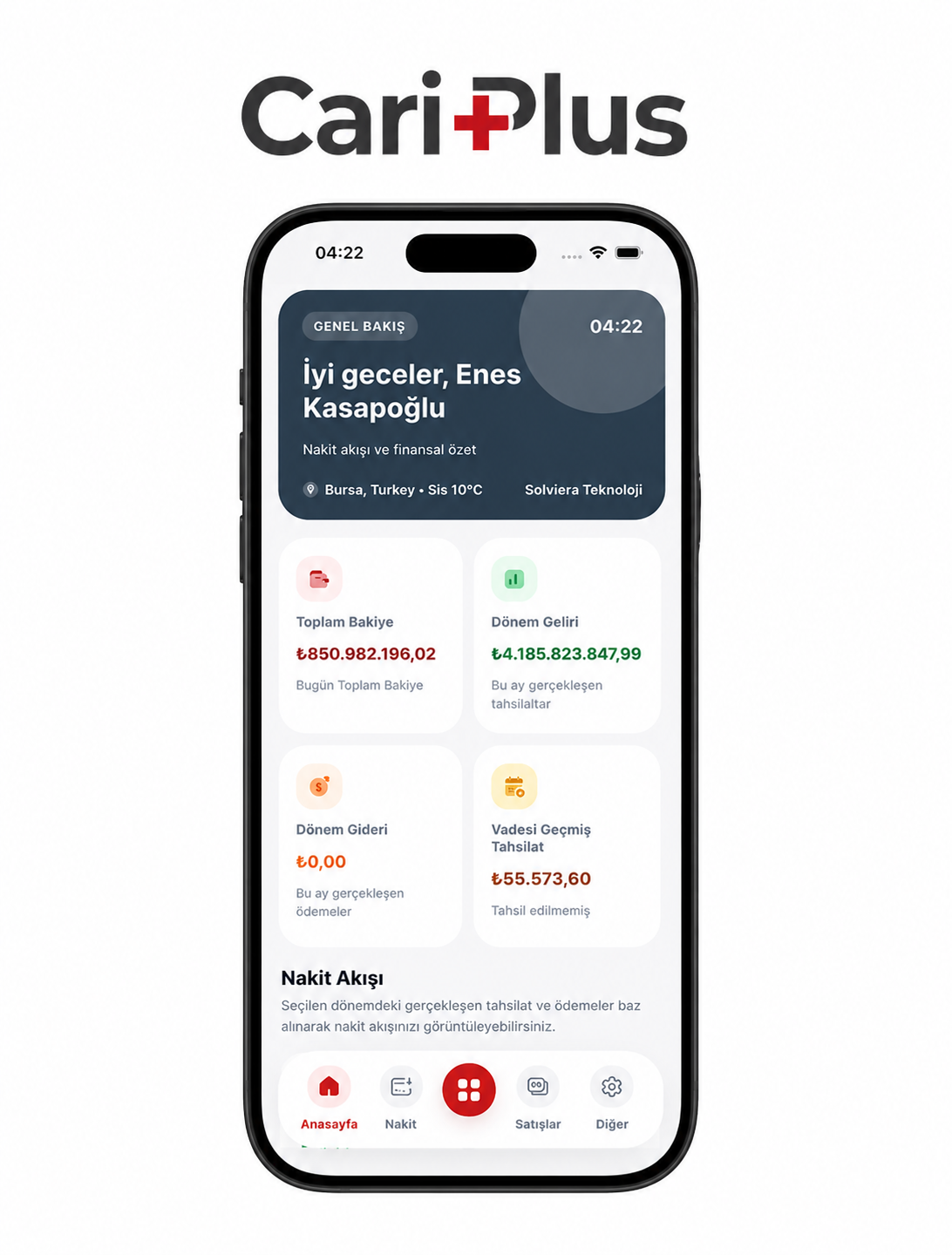 Cari Plus Mobil Ön Muhasebe Uygulaması