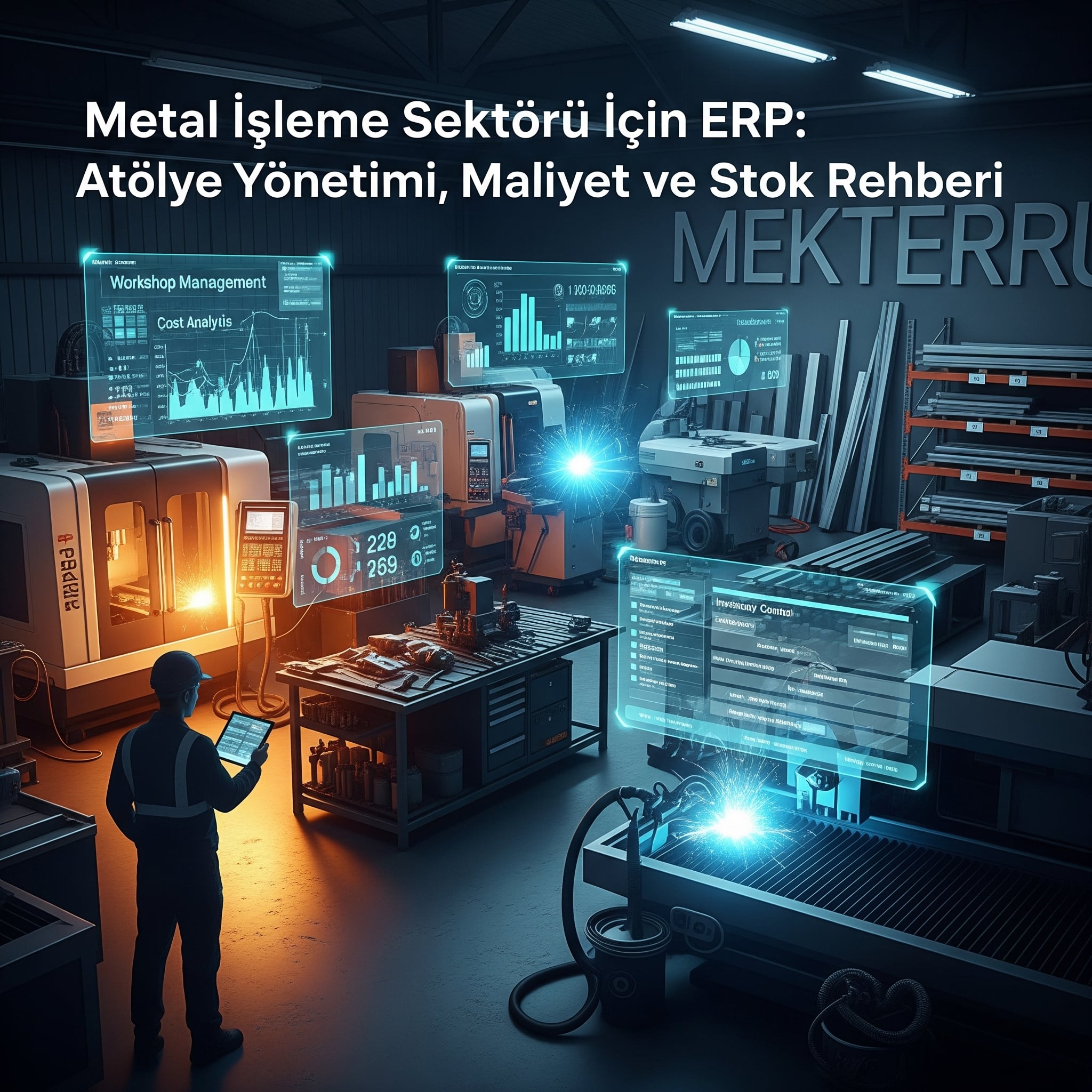 Metal İşleme Sektörünün Kârlılık Kodu: ERP ile Atölyeden Zirveye