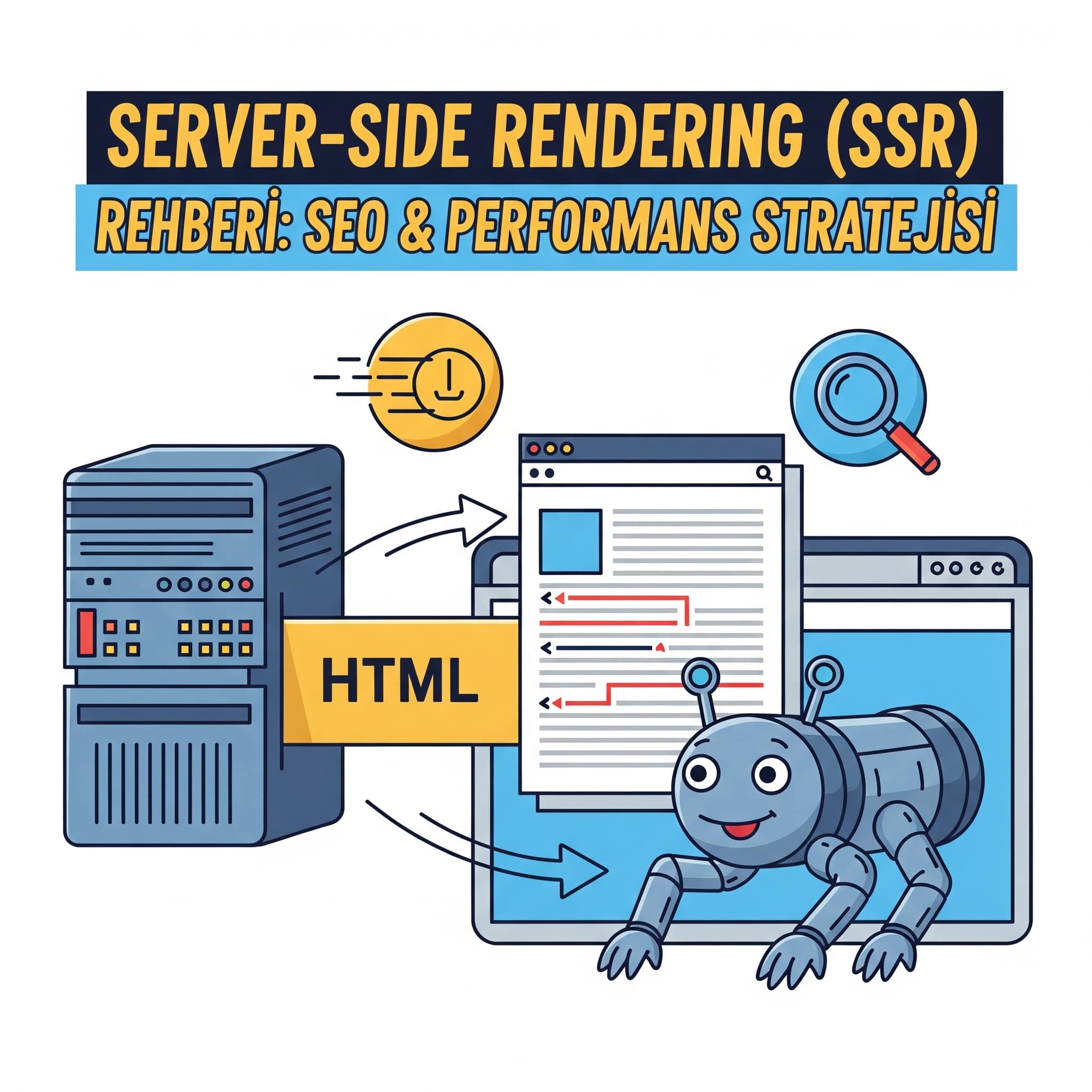 Server-Side Rendering (SSR) Rehberi: SEO ve Zengin İçerikli Siteler İçin Neden Hayati?