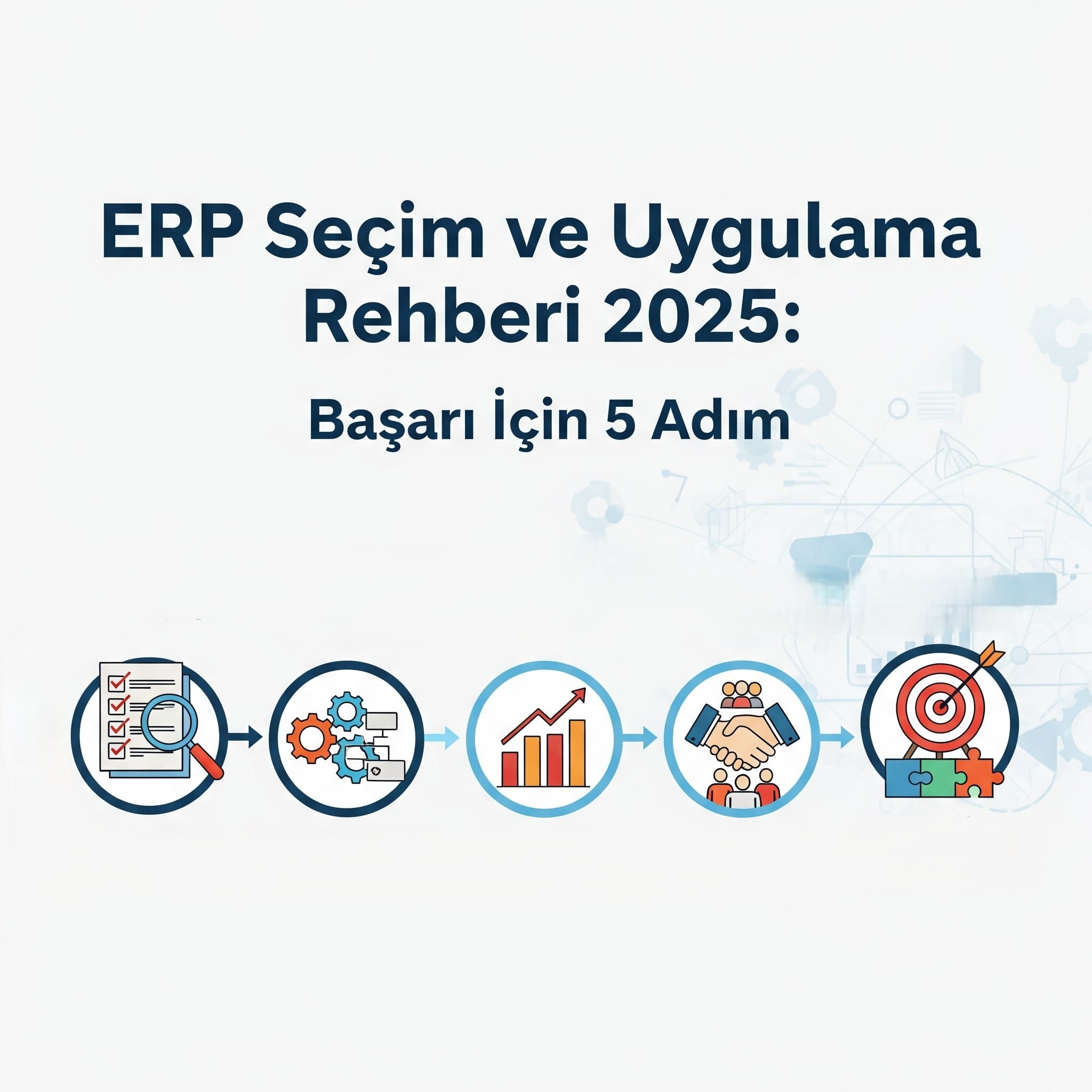 ERP Seçim ve Uygulama Rehberi 2025: Başarı İçin 5 Adım