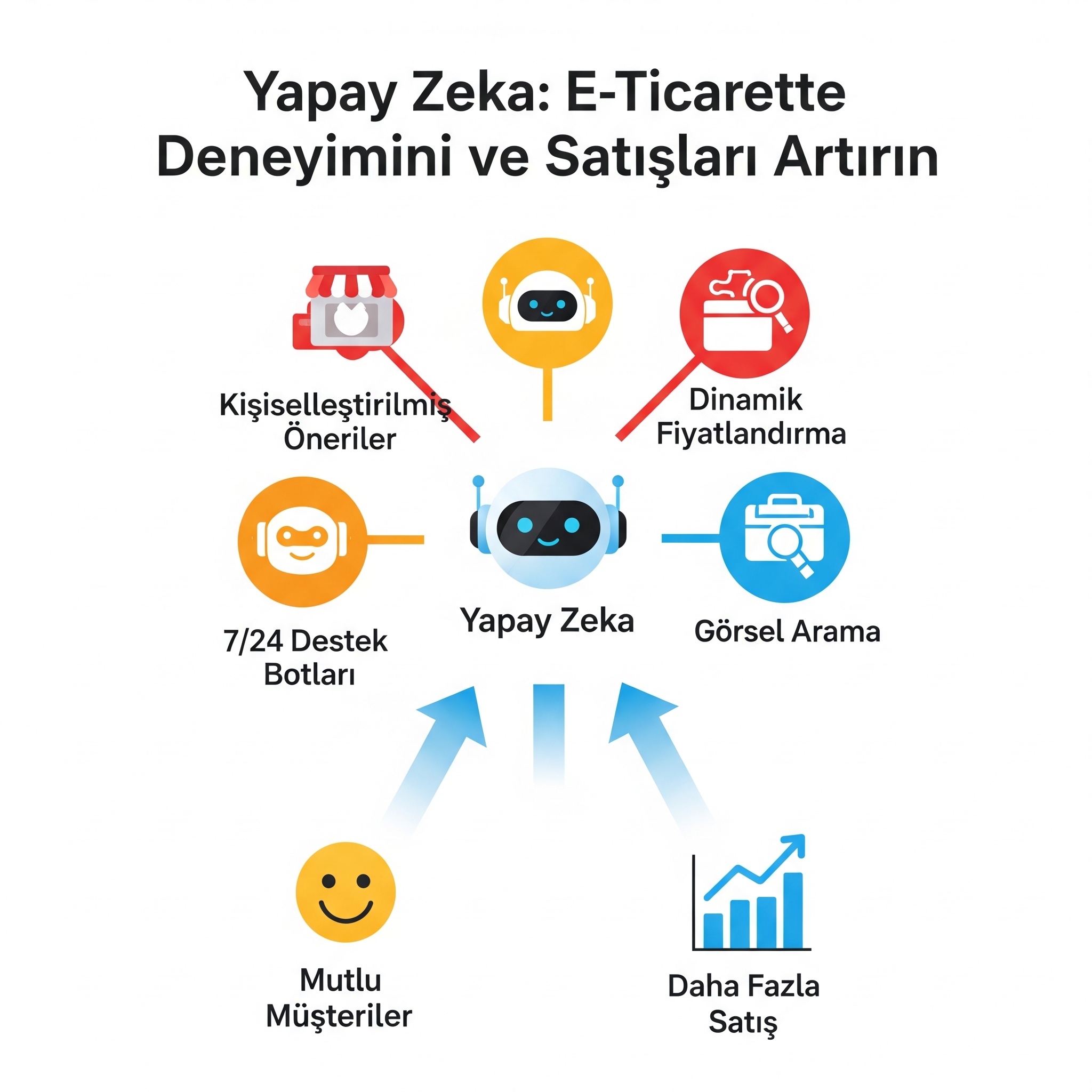 Yapay Zeka ile E-Ticarette Müşteri Deneyimini ve Satışları Artırın