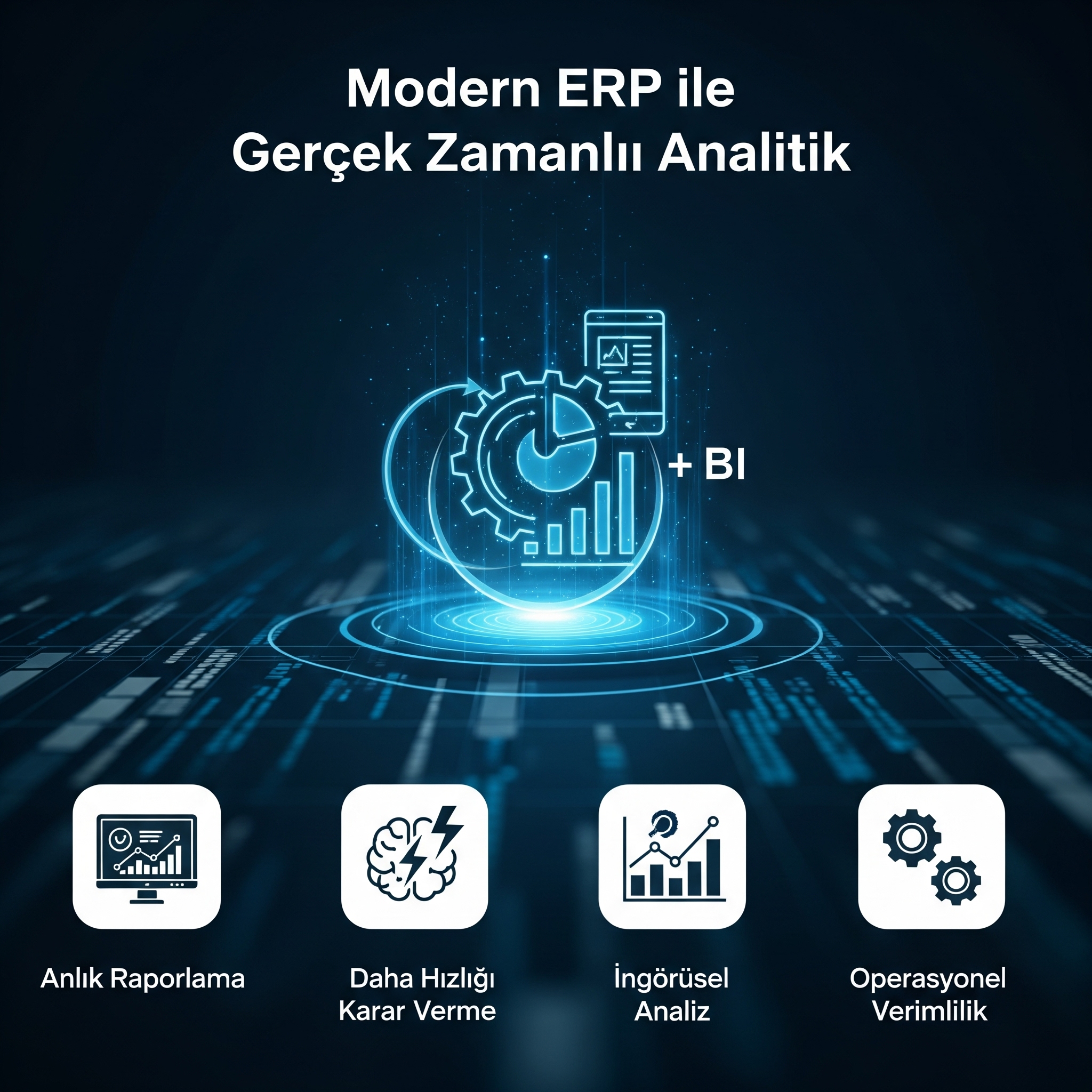 Modern ERP ile İş Zekası: Gerçek Zamanlı Analitik Avantajları