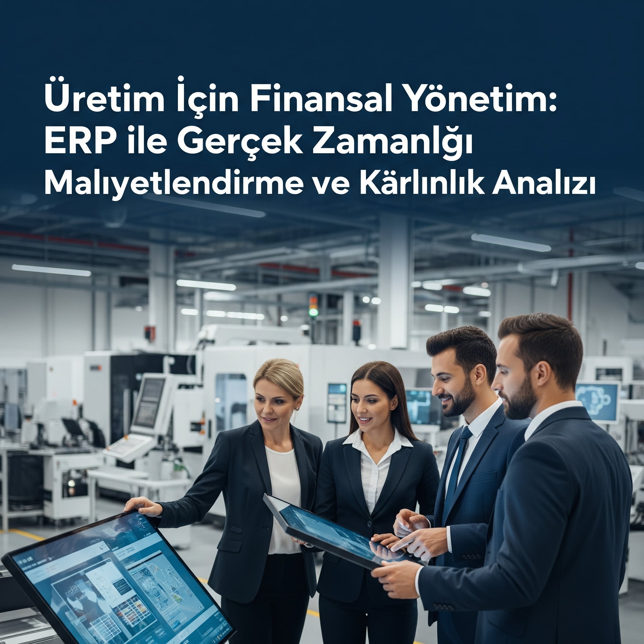 Üretim İçin Finansal Yönetim: ERP ile Gerçek Zamanlı Maliyetlendirme ve Kârlılık Analizi