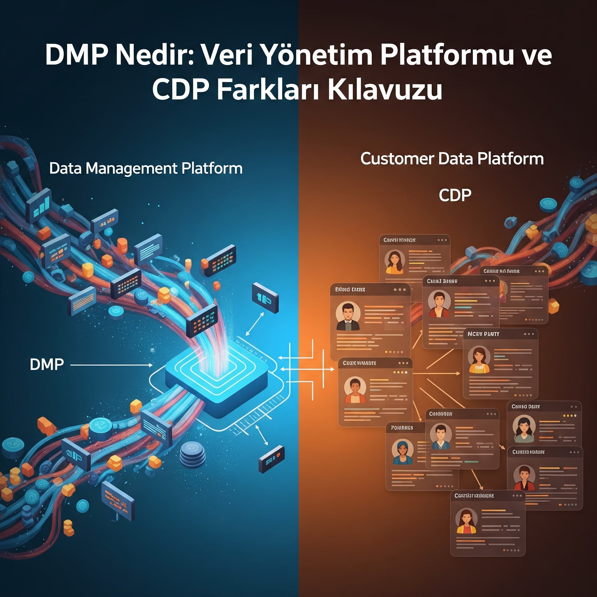 DMP (Data Management Platform) Kılavuzu: Veriyi Stratejik Varlığa Dönüştürme ve CDP'den Farkları