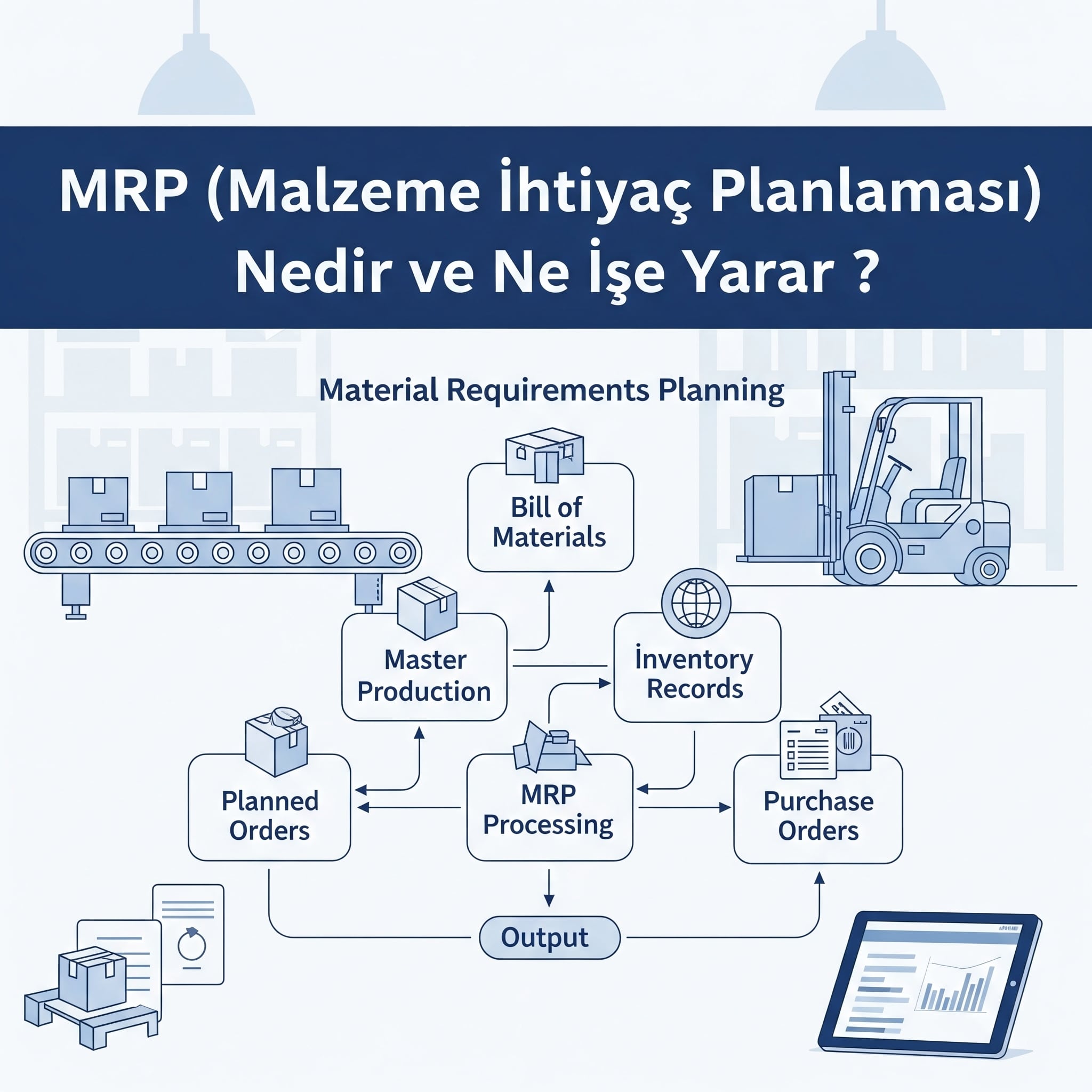 MRP (Malzeme İhtiyaç Planlaması) Nedir ve Ne İşe Yarar ?