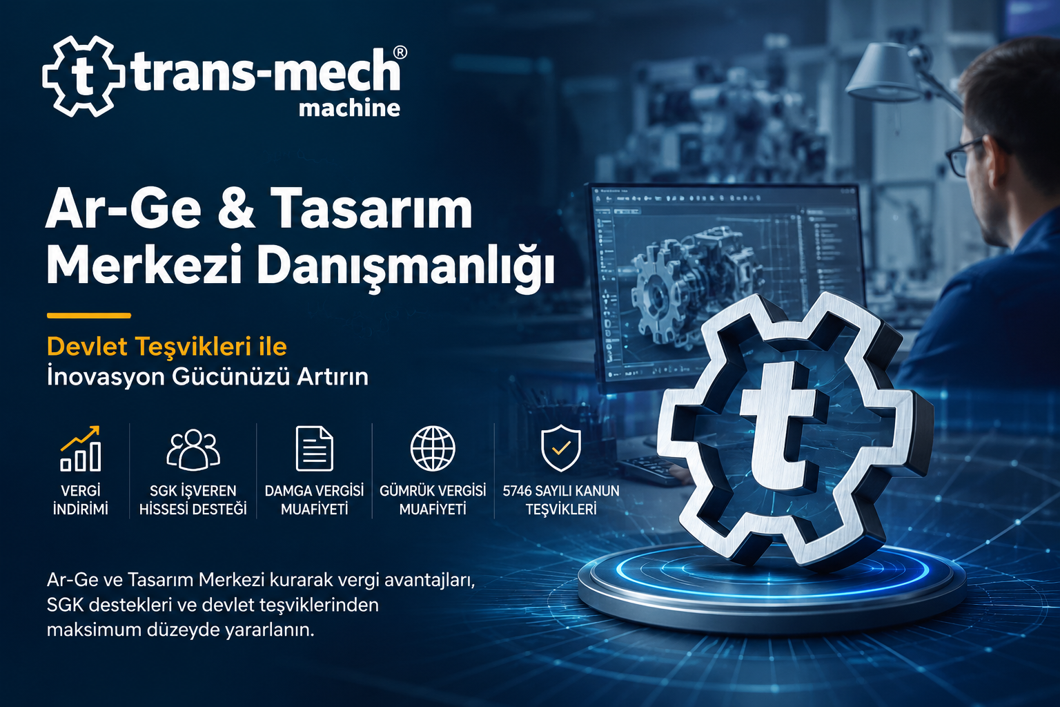 Ar-Ge ve Tasarım Merkezi Danışmanlığı: Devlet Teşvikleriyle İnovasyon Gücünüzü Artırın