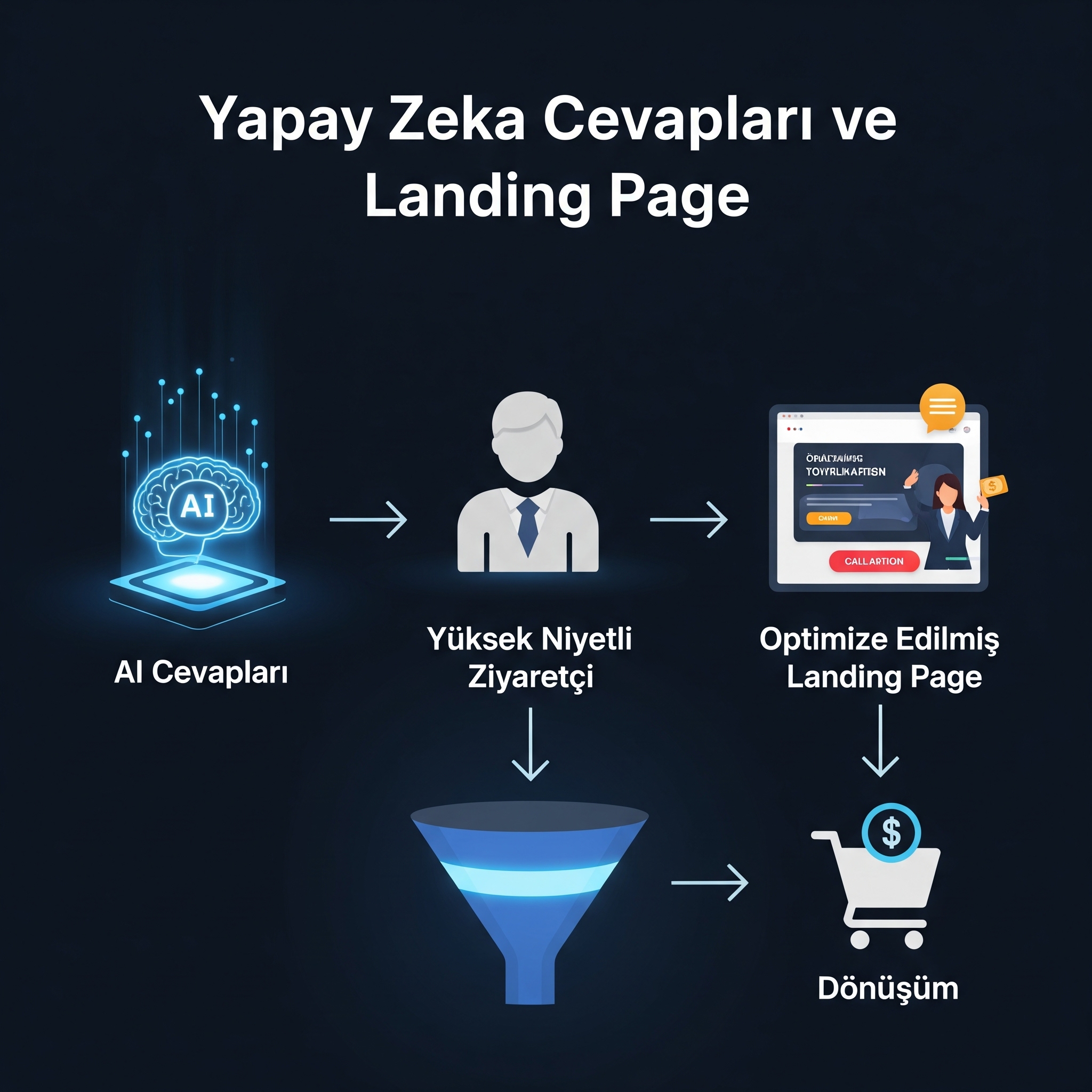 Google'ın Yapay Zeka Cevaplarından Gelen "Süper Ziyaretçi"yi Satışa Dönüştürme Sanatı: 2025 İçin Yeni Nesil Landing Page Stratejileri