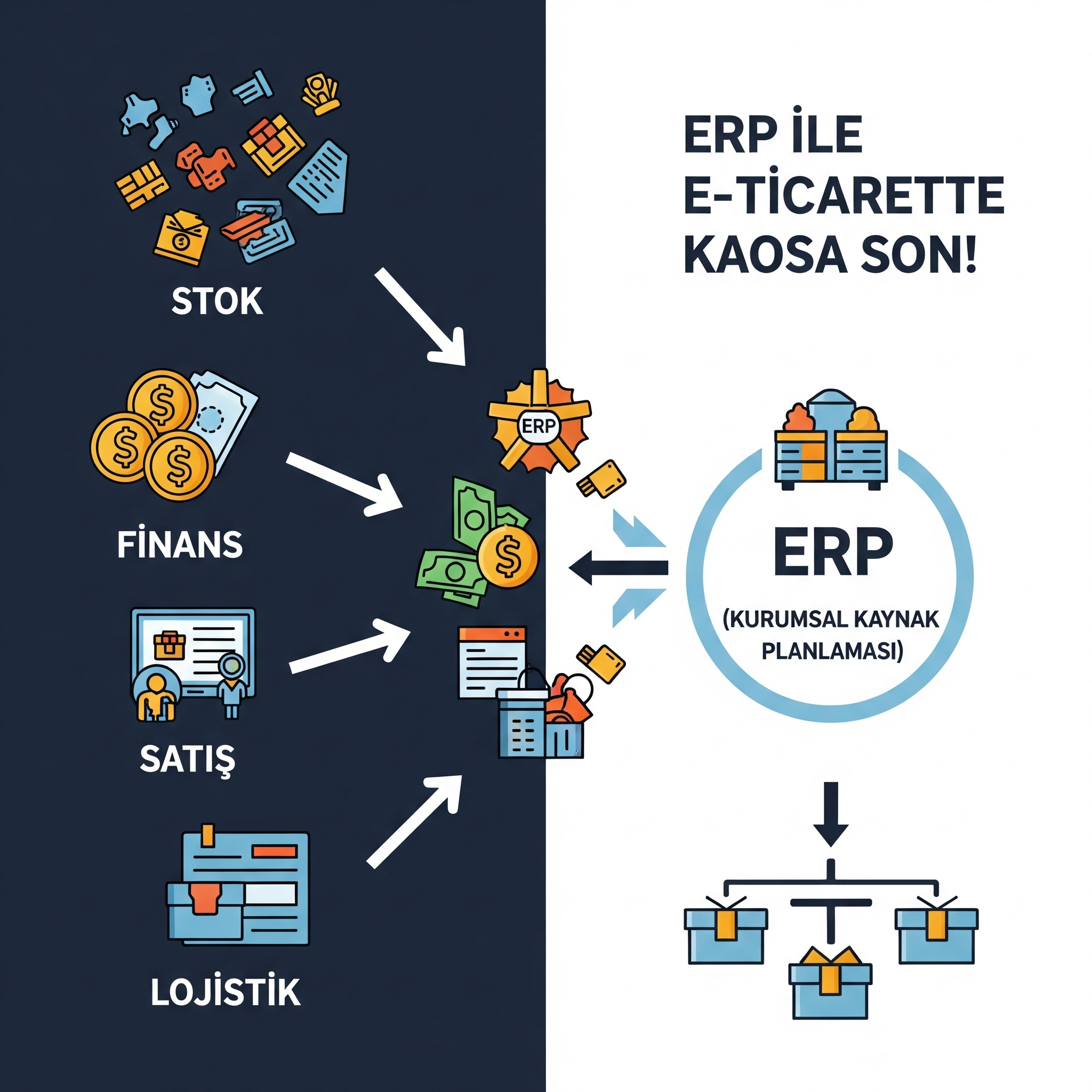 Kurumsal Kaynak Planlaması (ERP): E-Ticarette Büyümeyi Yönetin
