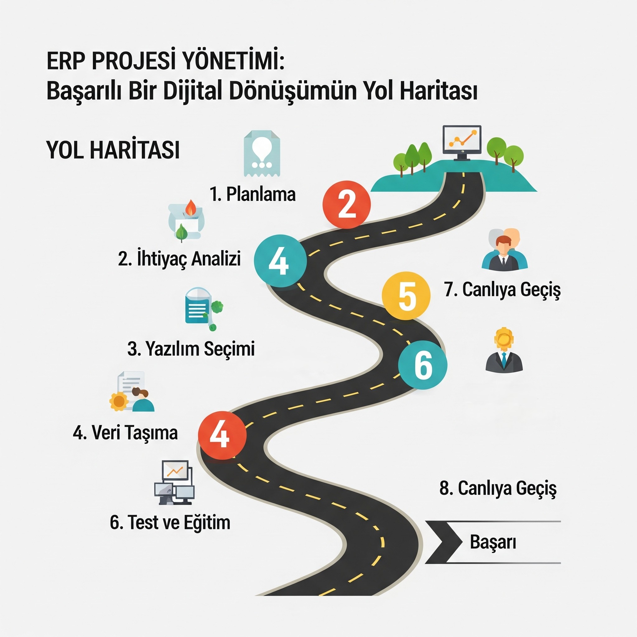 ERP Projesi Yönetimi: Başarılı Bir Dijital Dönüşümün Yol Haritası