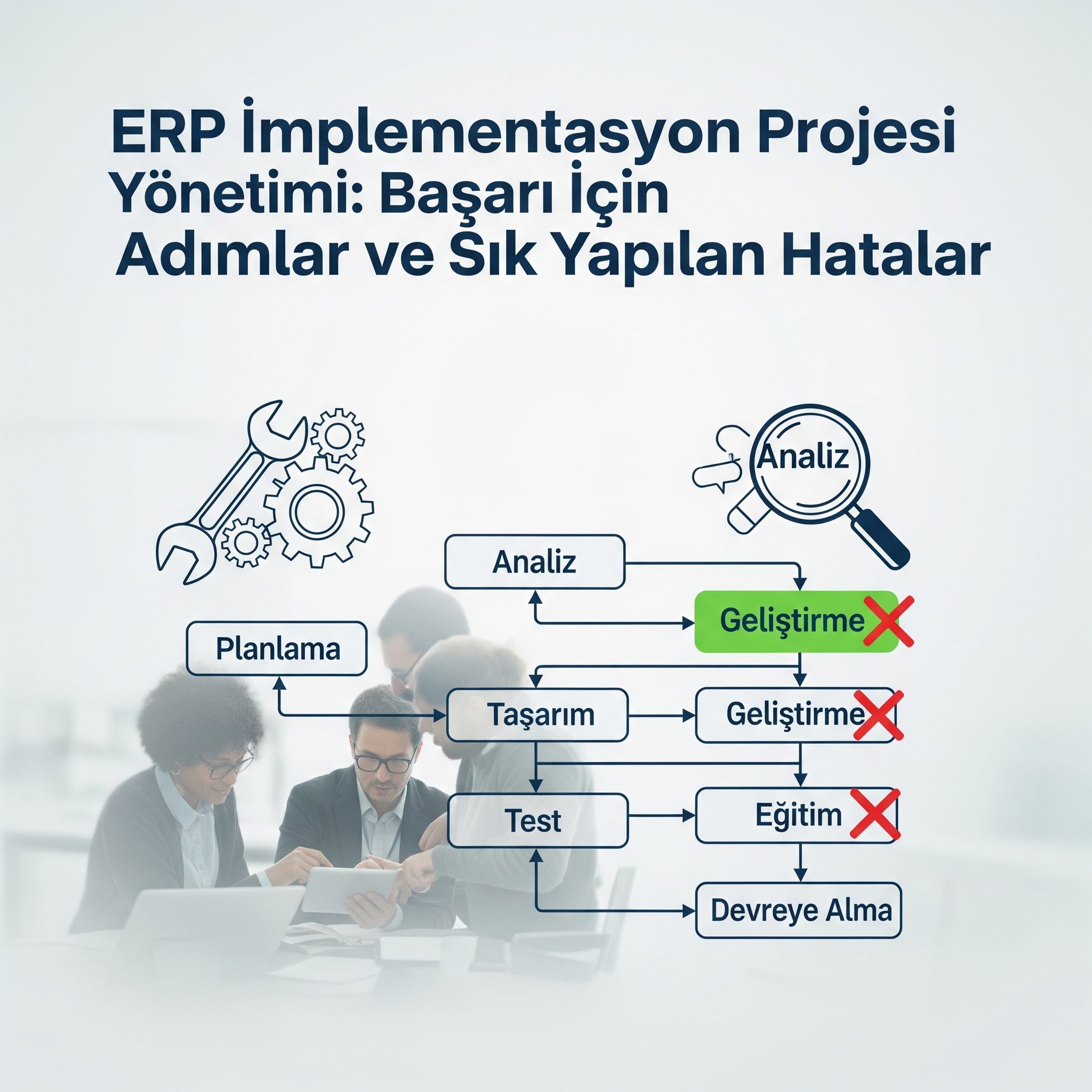 ERP Projesi Bir Kalp Ameliyatıdır: Başarı Protokolünüz