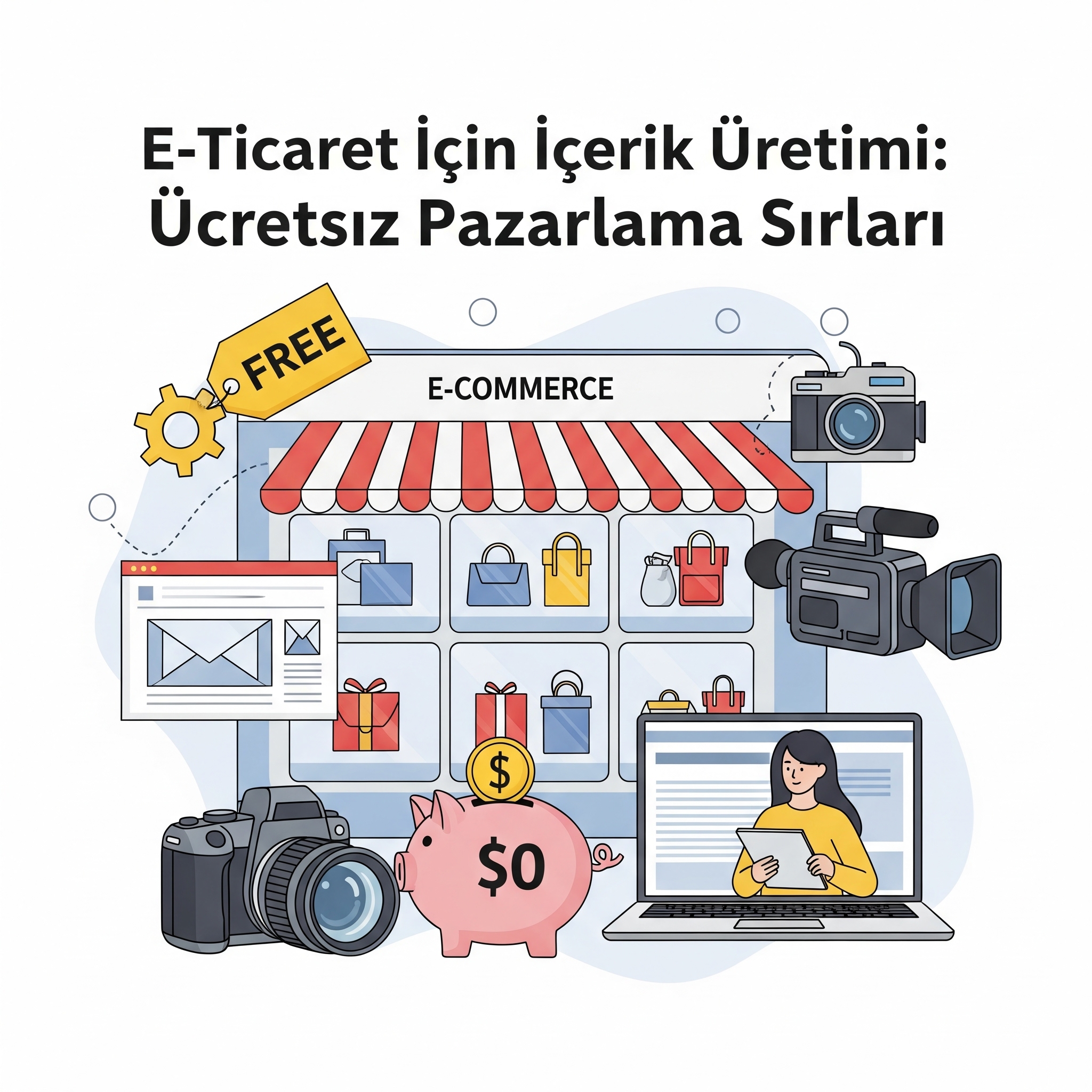 E-Ticaret Firmaları İçin Sosyal Medyada Sıfır Maliyetle Zirveye Oynayın: Kapsamlı İçerik Üretimi ve Ücretsiz Pazarlama Rehberi
