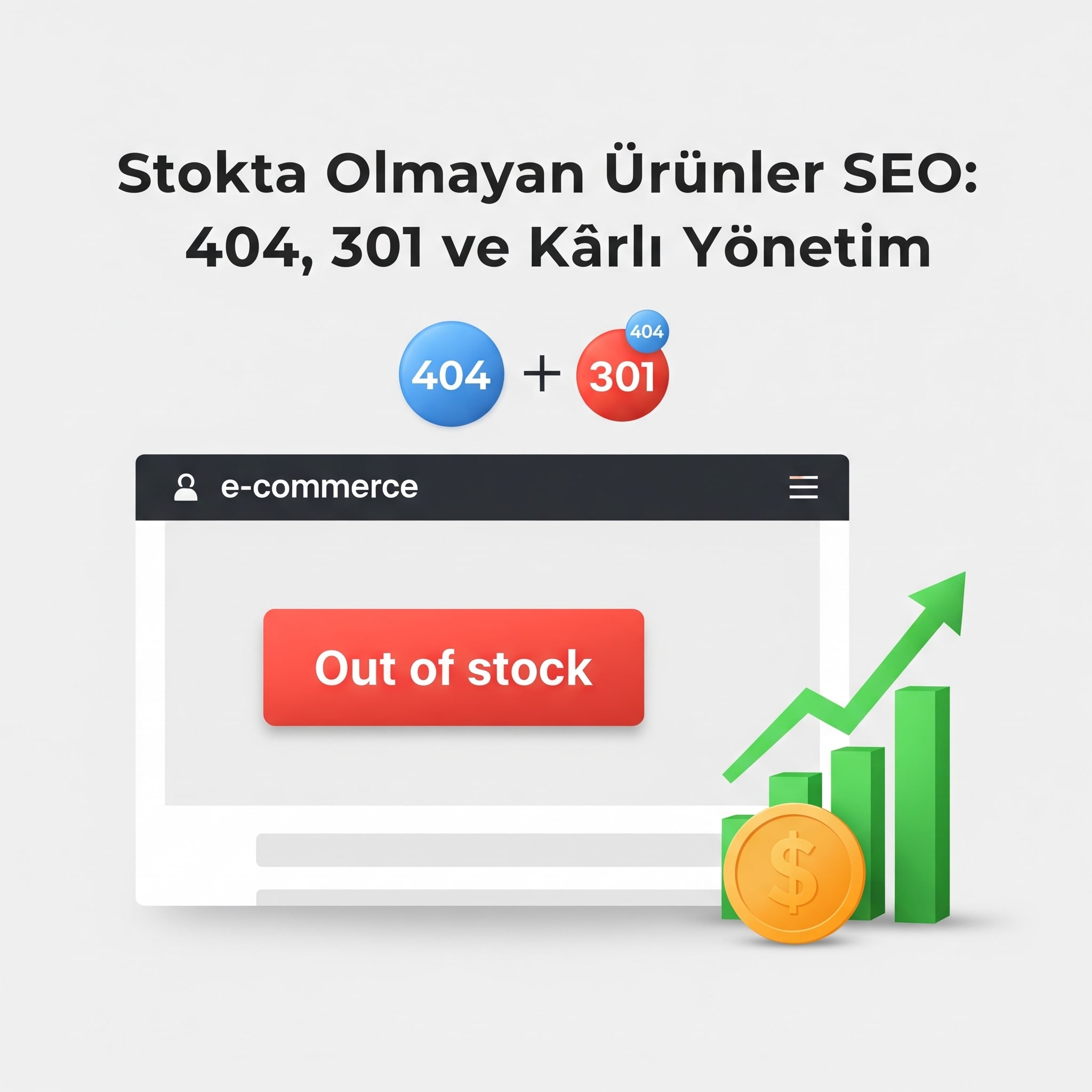 Stokta Olmayan Ürünler İçin SEO: 404, 301 ve Doğru Yönetim Stratejileri