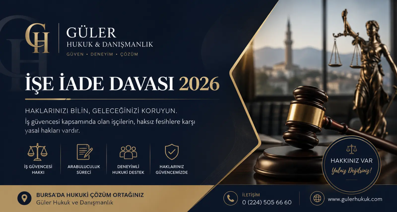 İşe İade Davası 2026: Şartları, Süreci ve Tazminat Hakları