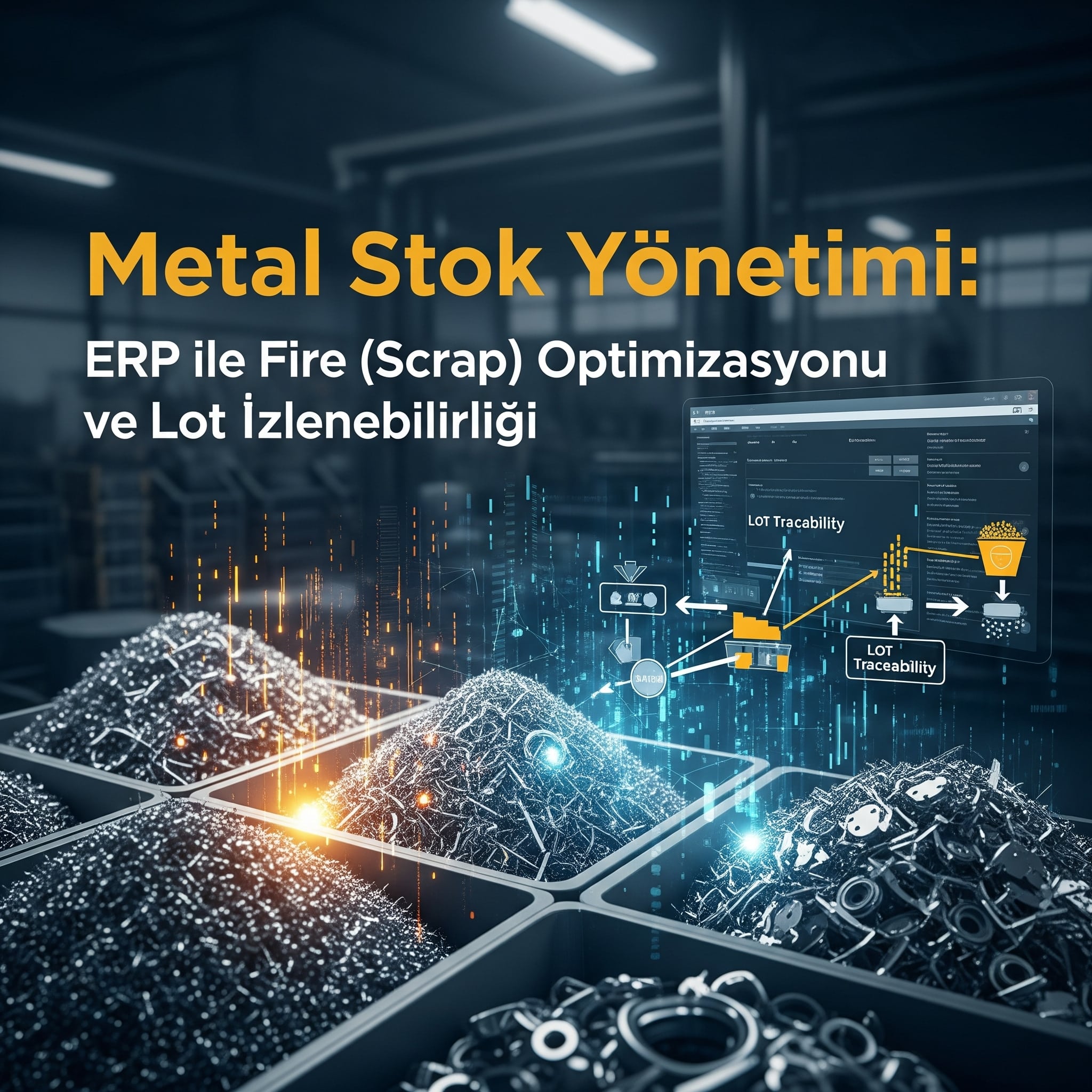 Depodaki Hazine: Metalde Fireyi Kâra Dönüştürmenin ERP Sırları