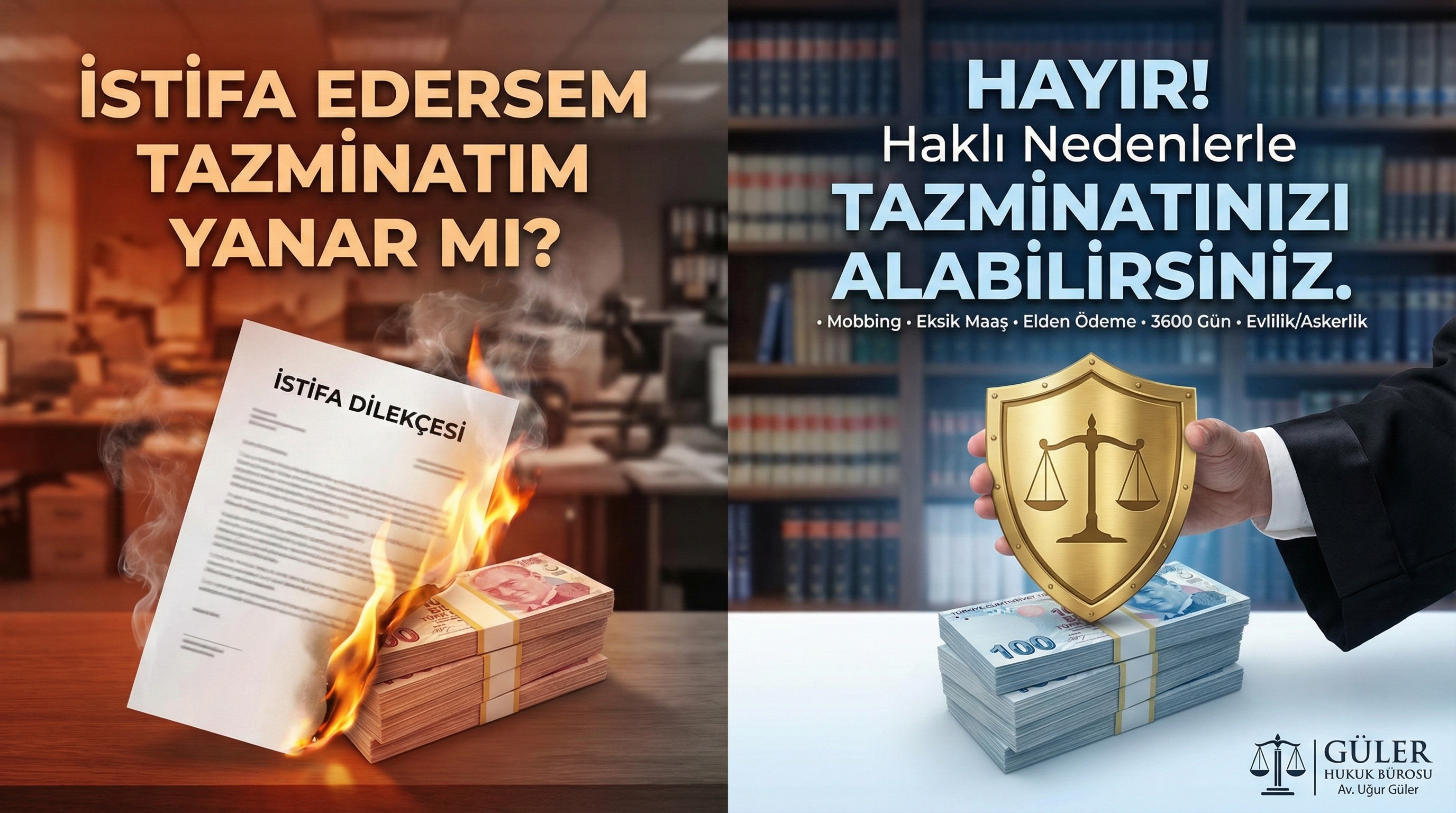 İstifa Eden İşçi Kıdem Tazminatı Alabilir mi? Haklı Fesih Rehberi - Öne Çıkan Görsel