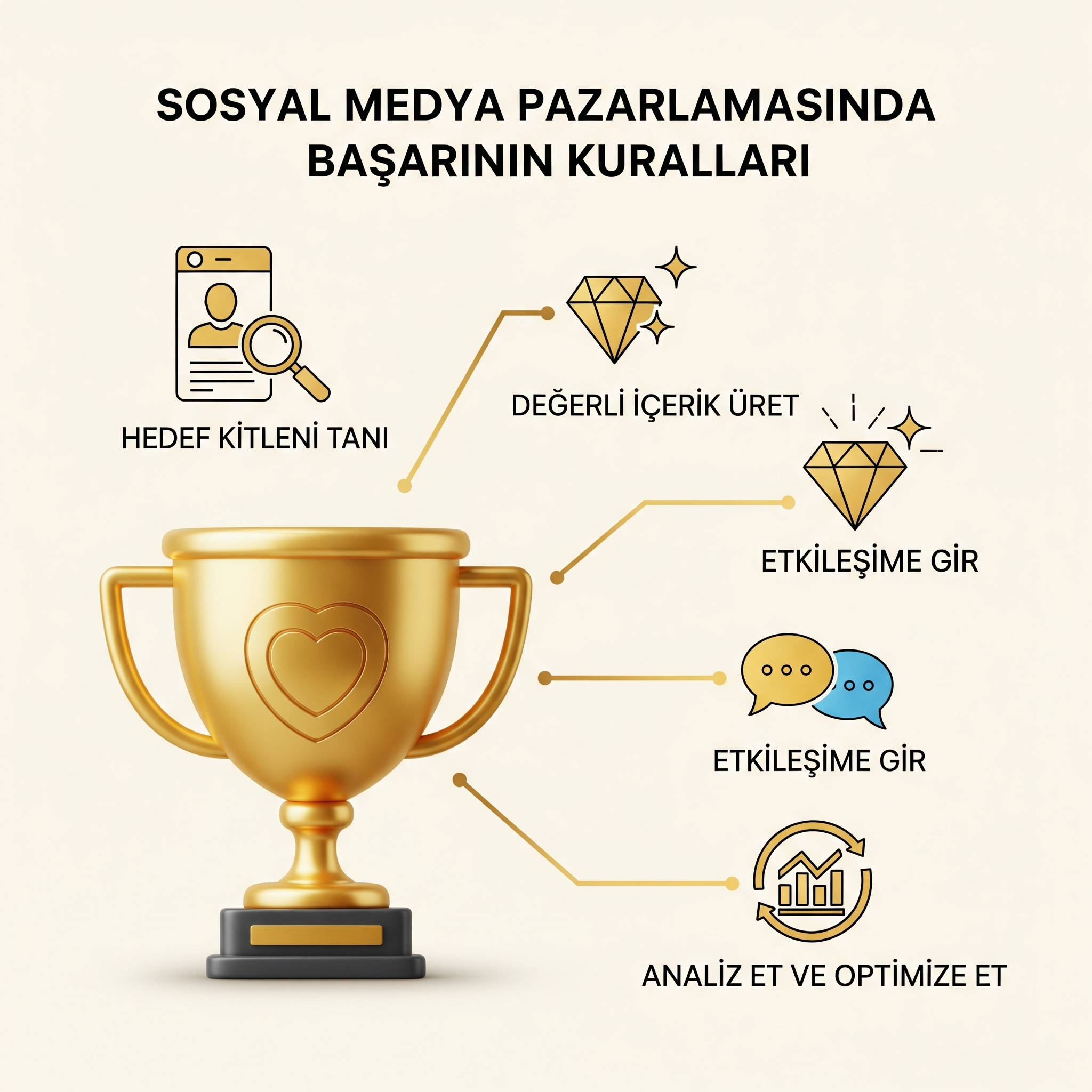 Sosyal Medya Pazarlamasında Başarıyı Garantileyen 7 Altın Kural