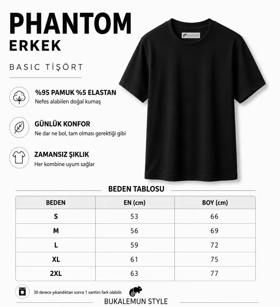 PHANTOM - Siyah